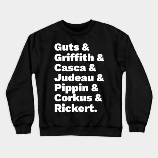 The Band of the Hawk list Crewneck Sweatshirt